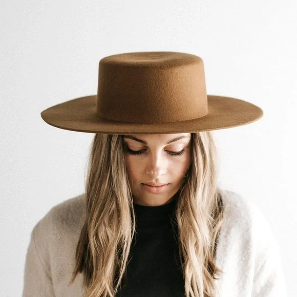 GIGI PIP | Accessories | Gigi Pip Hat Brown Wool Hat | Poshmark display picture 1